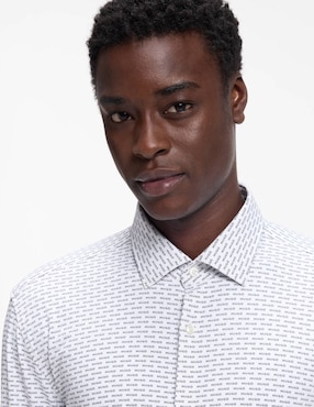 Camisa casual Hugo de poliamida manga larga para hombre