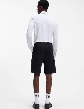 Camisa casual Hugo de poliamida manga larga para hombre
