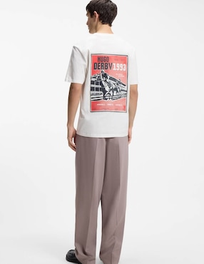Playera Hugo cuello redondo para hombre