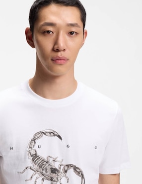 Playera Hugo cuello redondo para hombre