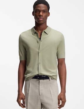 Camisa casual Hugo manga corta para hombre