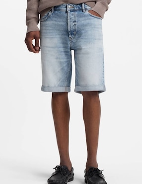 Short Hugo de mezclilla para hombre
