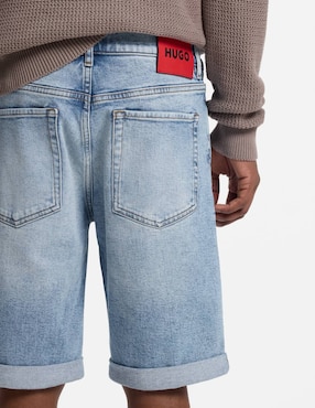 Short Hugo de mezclilla para hombre