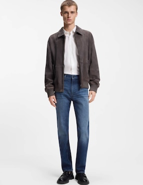 Jeans slim Hugo 708 lavado medio para hombre