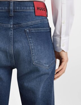 Jeans slim Hugo 708 lavado medio para hombre