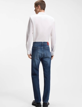 Jeans slim Hugo 708 lavado medio para hombre