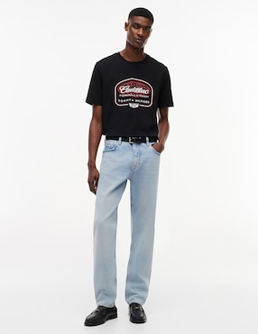 Playera Tommy Hilfiger Cadillac F1 Script cuello redondo para hombre