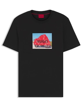 Playera Hugo cuello redondo para hombre