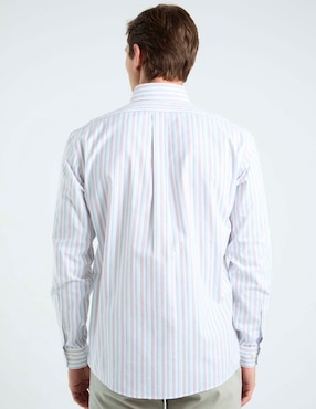 Camisa casual Brooks Brothers de algodón manga larga para hombre