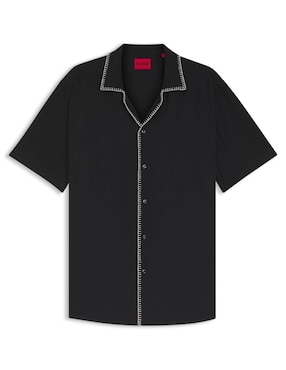 Camisa casual Hugo de algodón manga corta para hombre