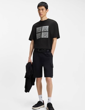 Playera Hugo cuello redondo para hombre