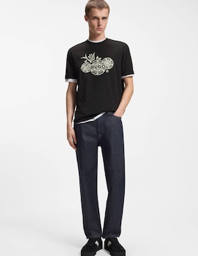 Playera Hugo cuello redondo para hombre