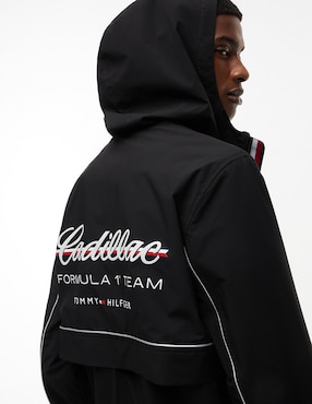 Chamarra casual Tommy Hilfiger Cadillac F1 Script con capucha para hombre