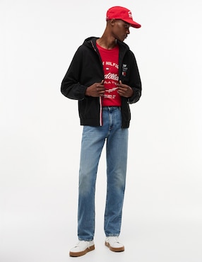 Chamarra casual Tommy Hilfiger Cadillac F1 Script con capucha para hombre