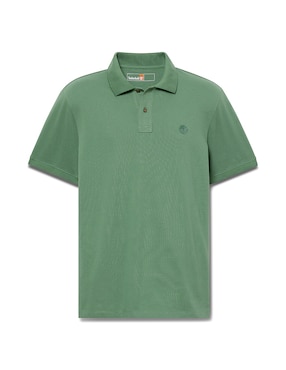 Playera Timberland Tee cuello con botón para hombre