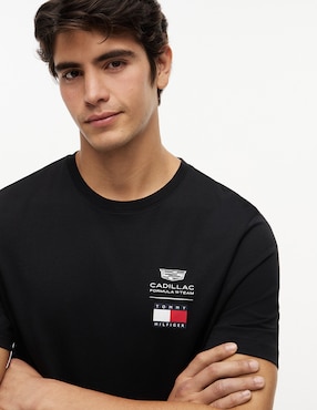 Playera Tommy Hilfiger Cadillac F1 Co-Branded cuello redondo para hombre