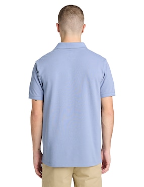 Playera Timberland Tee cuello con botón para hombre