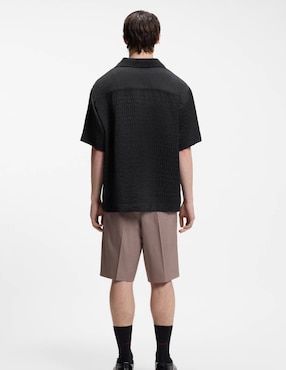 Camisa casual Hugo manga corta para hombre
