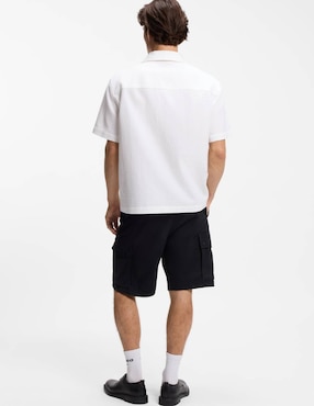 Camisa casual Hugo de algodón manga corta para hombre