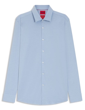 Camisa casual Hugo de algodón manga larga para hombre