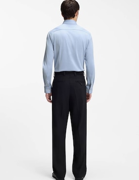 Camisa casual Hugo de algodón manga larga para hombre