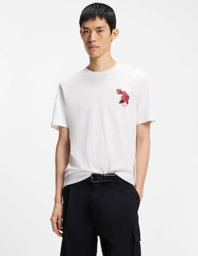 Playera Hugo cuello redondo para hombre