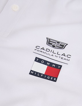 Playera tipo polo Tommy Hilfiger Cadillac F1 Co Branded para hombre