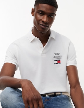 Playera tipo polo Tommy Hilfiger Cadillac F1 Co Branded para hombre