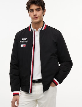 Chamarra casual Tommy Hilfiger Cadillac F1 Réplica con bolsillos para hombre