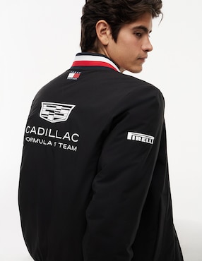 Chamarra casual Tommy Hilfiger Cadillac F1 Réplica con bolsillos para hombre