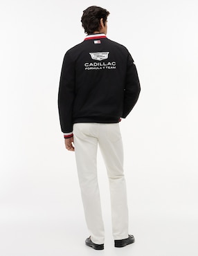 Chamarra casual Tommy Hilfiger Cadillac F1 Réplica con bolsillos para hombre