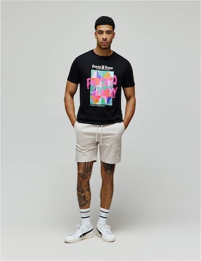 Playera Psycho Bunny cuello redondo para hombre