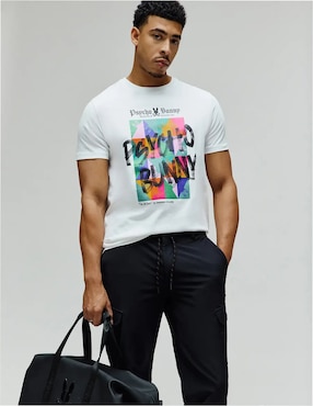 Playera Psycho Bunny cuello redondo para hombre