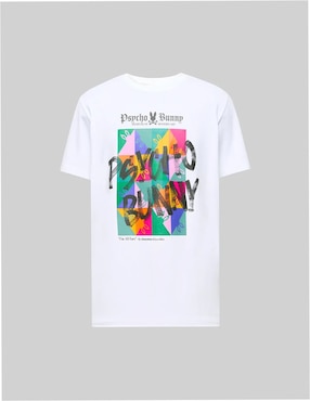 Playera Psycho Bunny cuello redondo para hombre