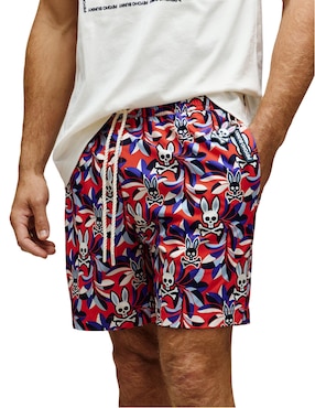 Traje de baño Psycho Bunny con bolsillos para hombre