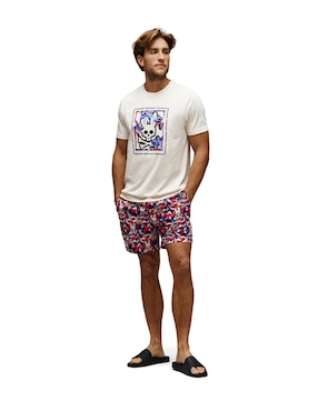 Traje de baño Psycho Bunny con bolsillos para hombre