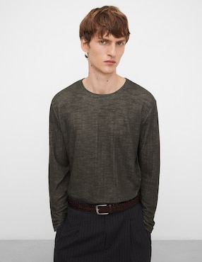 Playera Adolfo Dominguez cuello redondo para hombre