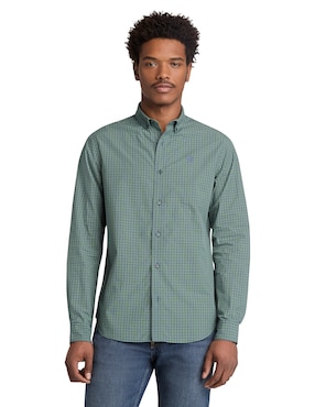 Camisa casual Timberland manga larga para hombre