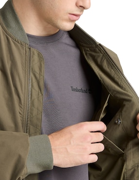 Chamarra bomber Timberland DWR Utility repelente al agua con bolsillos para hombre
