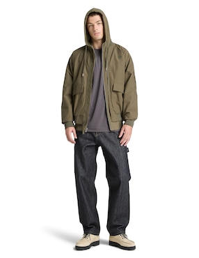 Chamarra bomber Timberland DWR Utility repelente al agua con bolsillos para hombre
