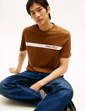 Playera Tommy Hilfiger cuello redondo para hombre