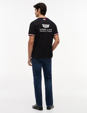 Playera Tommy Hilfiger Cadillac Formula 1 Team cuello redondo para hombre