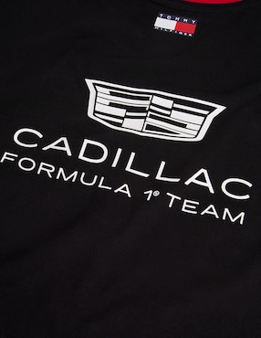 Playera Tommy Hilfiger Cadillac Formula 1 Team cuello redondo para hombre
