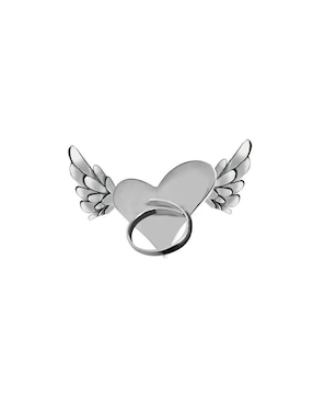 Anillo de corazón Enrique Garcia P 925 de plata esmaltado