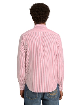 Camisa casual Timberland de algodón manga larga para hombre