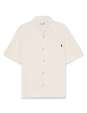 Camisa casual Timberland de algodón manga corta para hombre