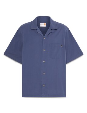 Camisa casual Timberland de algodón manga corta para hombre