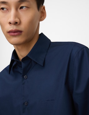 Camisa casual Adolfo Dominguez de algodón manga larga para hombre