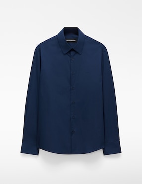 Camisa casual Adolfo Dominguez de algodón manga larga para hombre
