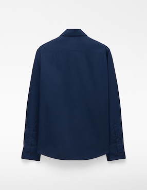 Camisa casual Adolfo Dominguez de algodón manga larga para hombre